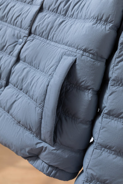 Lightweight and warm reversible down jacket/coat 251107