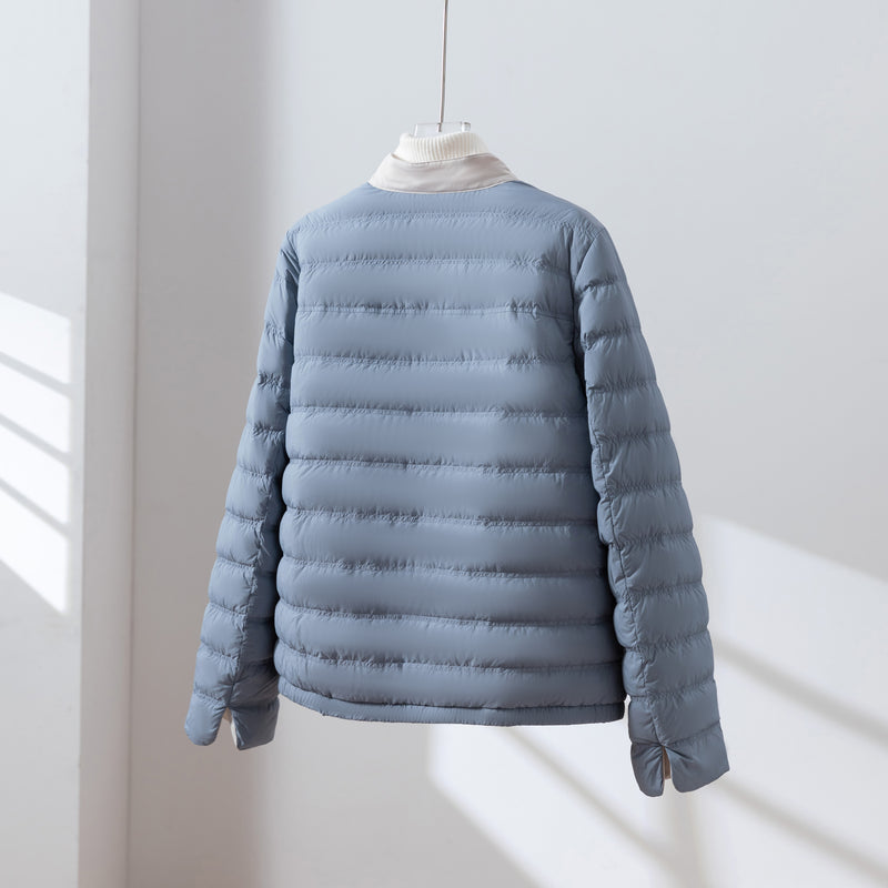 Lightweight and warm reversible down jacket/coat 251107