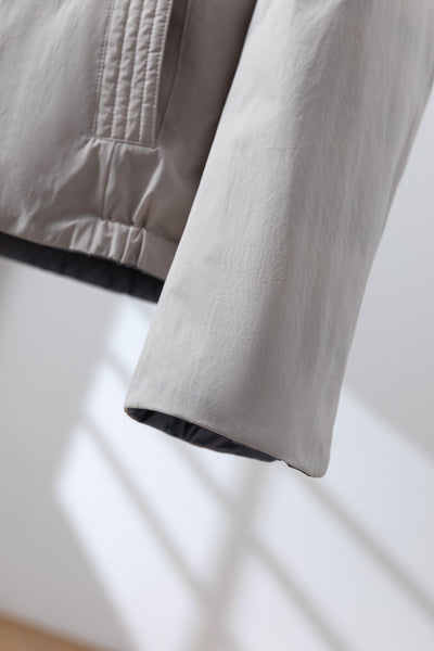 Lightweight and warm reversible down jacket/coat 251107