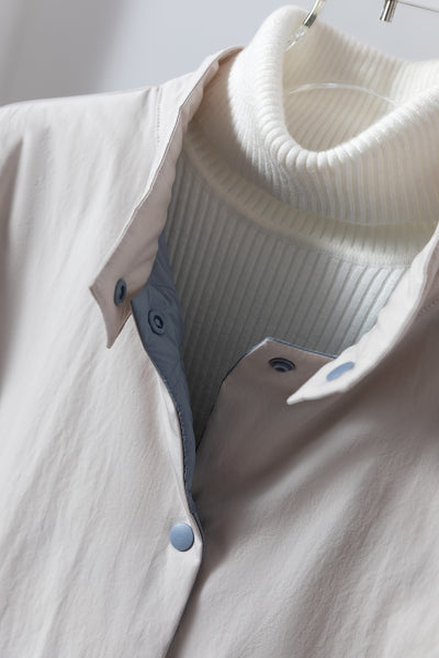 Lightweight and warm reversible down jacket/coat 251107