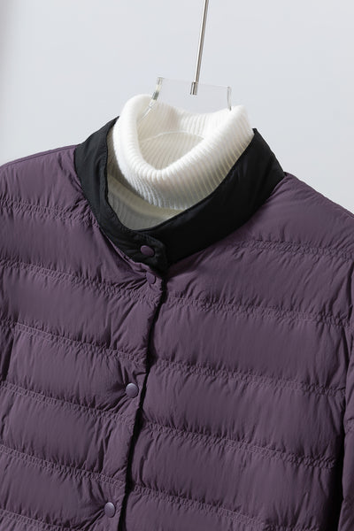Lightweight and warm reversible down jacket/coat 251107