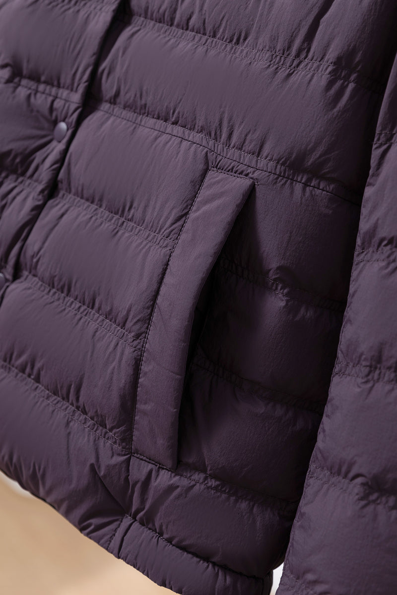 Lightweight and warm reversible down jacket/coat 251107