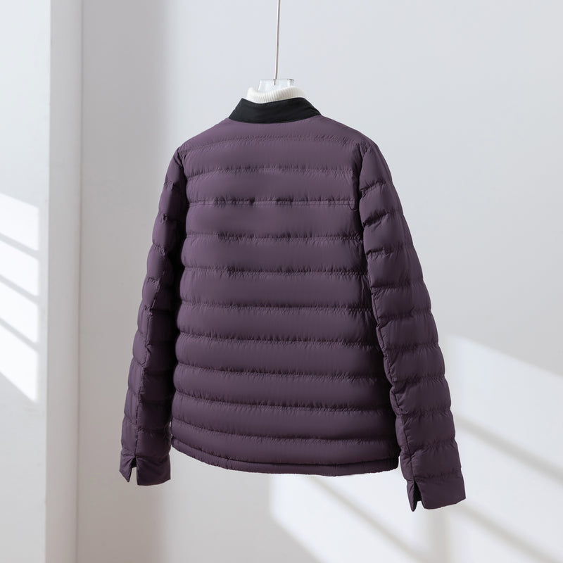 Lightweight and warm reversible down jacket/coat 251107