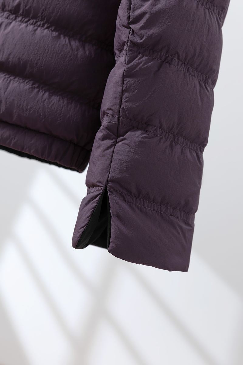 Lightweight and warm reversible down jacket/coat 251107