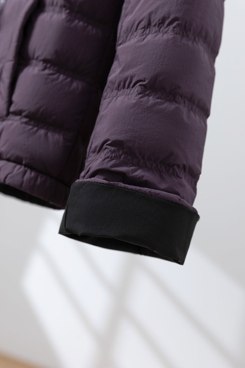 Lightweight and warm reversible down jacket/coat 251107