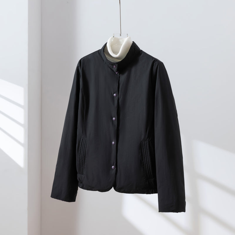 Lightweight and warm reversible down jacket/coat 251107