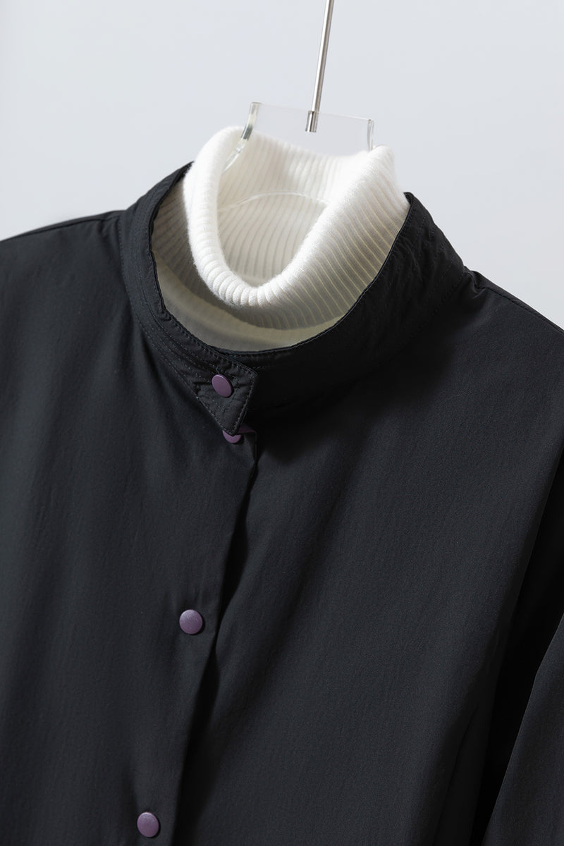 Lightweight and warm reversible down jacket/coat 251107