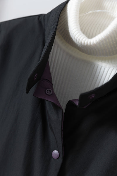 Lightweight and warm reversible down jacket/coat 251107