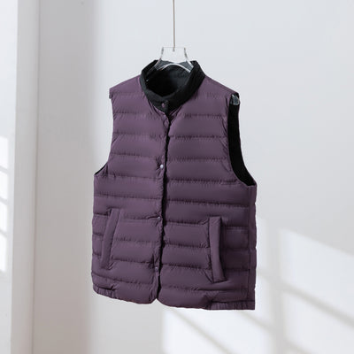 【両面着用できるダウンベスト】寒い季節の必須アイテム！秋冬ダウンベスト　　251109