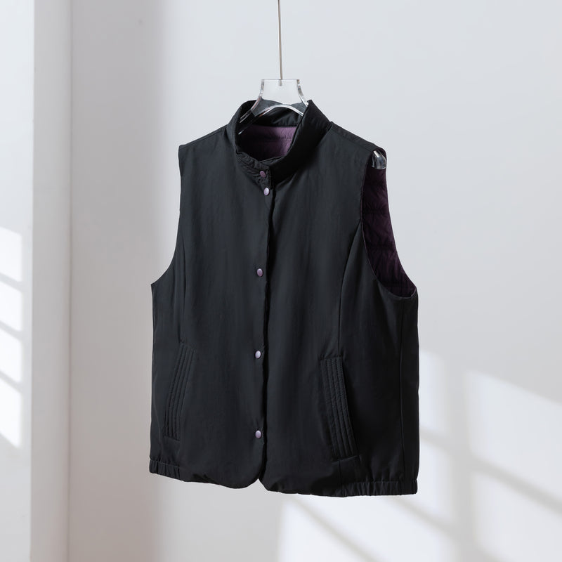 【両面着用できるダウンベスト】寒い季節の必須アイテム！秋冬ダウンベスト　　251109