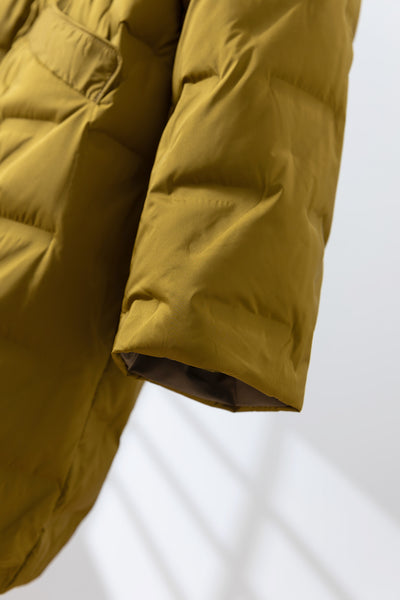 1枚で2つの魅力！ふんわりショールカラー　リバーシブルダウン　ダウンコート　 251108