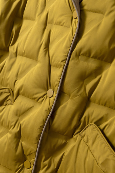 1枚で2つの魅力！ふんわりショールカラー　リバーシブルダウン　ダウンコート　 251108