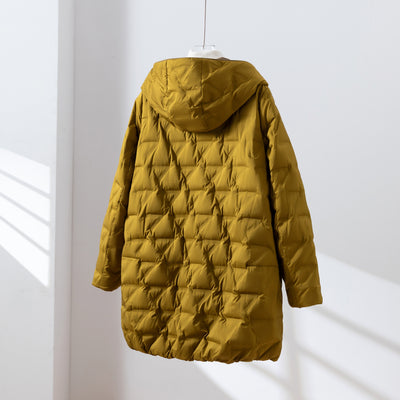 1枚で2つの魅力！ふんわりショールカラー　リバーシブルダウン　ダウンコート　 251108