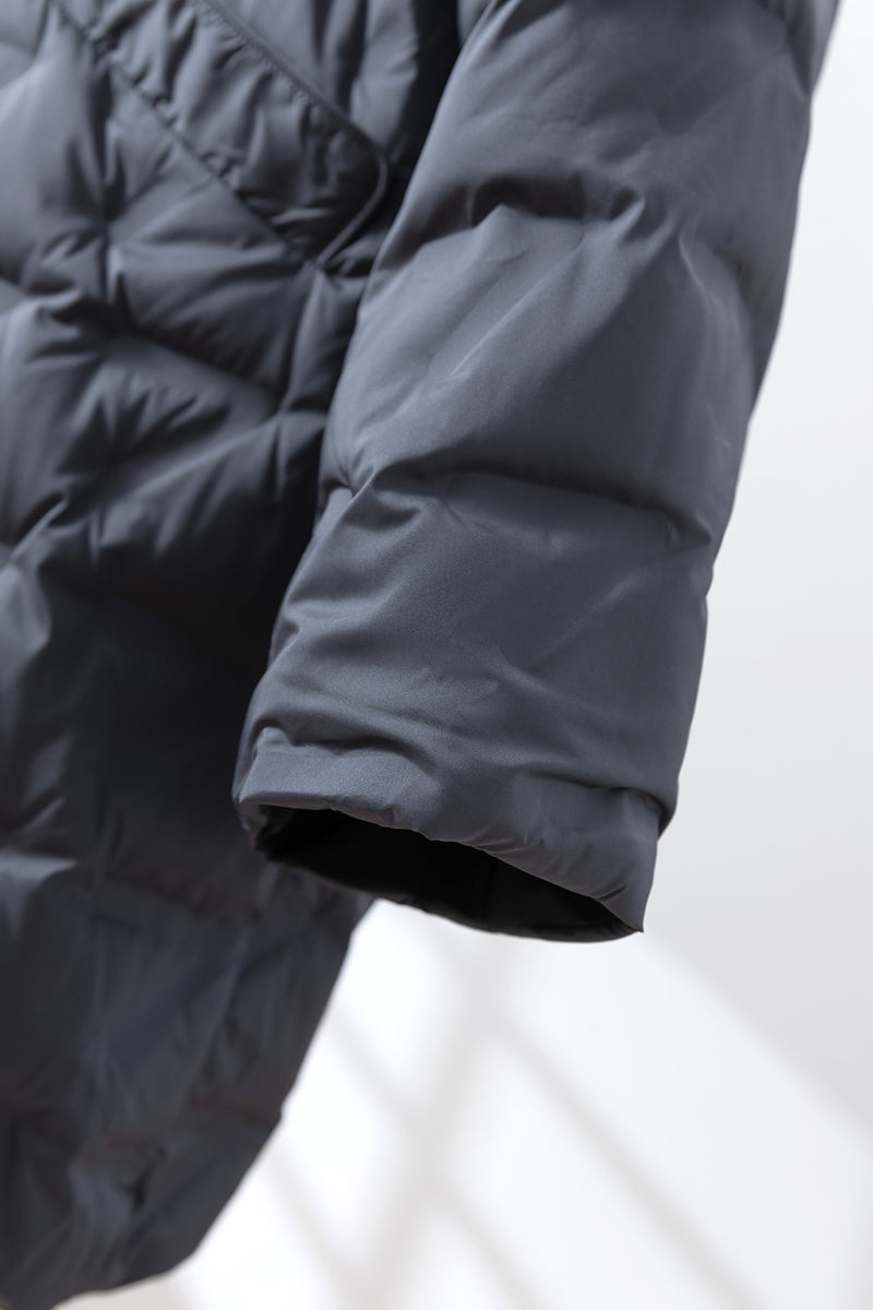 1枚で2つの魅力！ふんわりショールカラー　リバーシブルダウン　ダウンコート　 251108