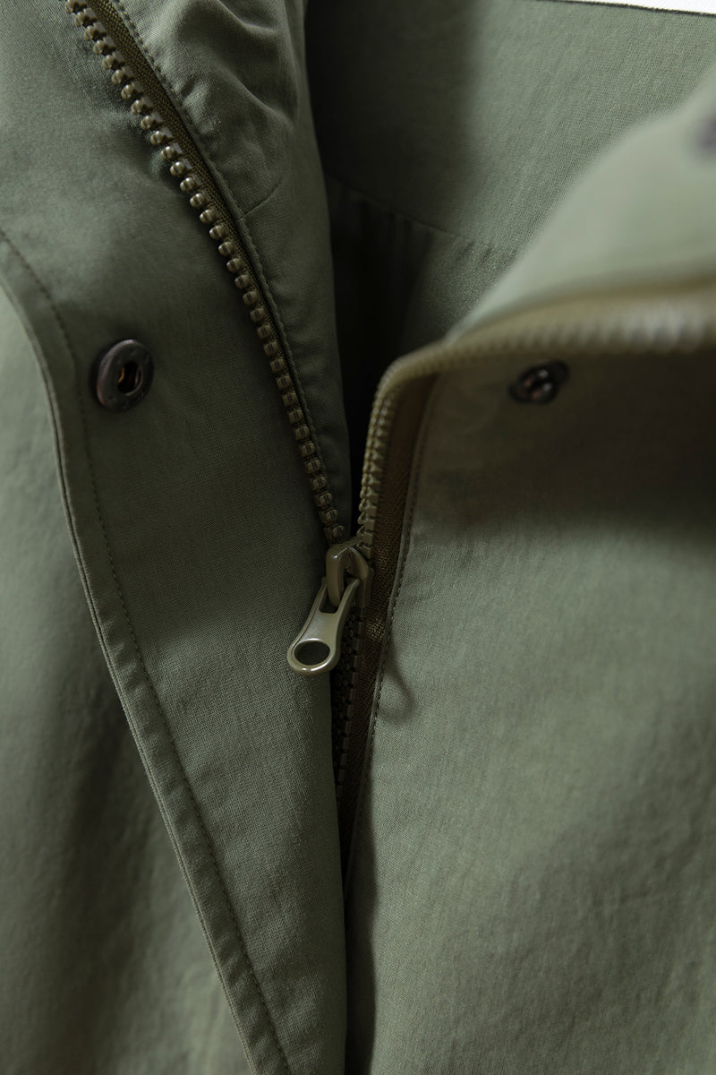 「理想の1枚」立体フードがおしゃれな、ポケットデザインのショートブルゾン　アウター　251001-1