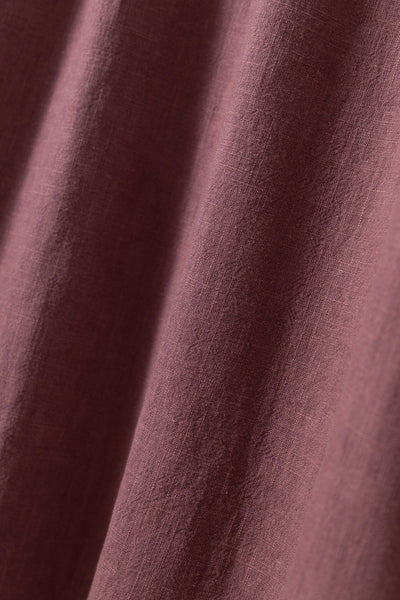 Create a sophisticated and cute look for adults. Round collar dress, long dress, linen dress 250918