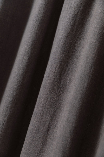 Create a sophisticated and cute look for adults. Round collar dress, long dress, linen dress 250918