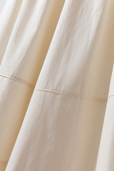 Wide-leg pants with the elegance of a skirt. Perfect for year-round wear. Eco-friendly lyocell and cotton flared wide pants. Product code: 250804