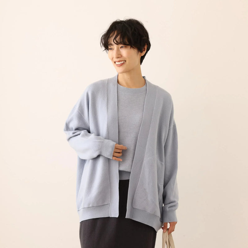 穿上它就能讓您看起來很棒的羊毛開襟衫。 