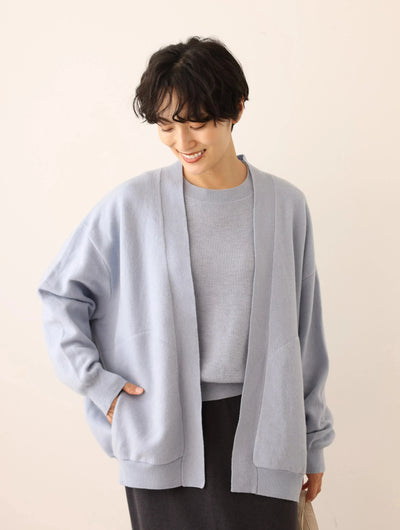 穿上它就能讓您看起來很棒的羊毛開襟衫。 