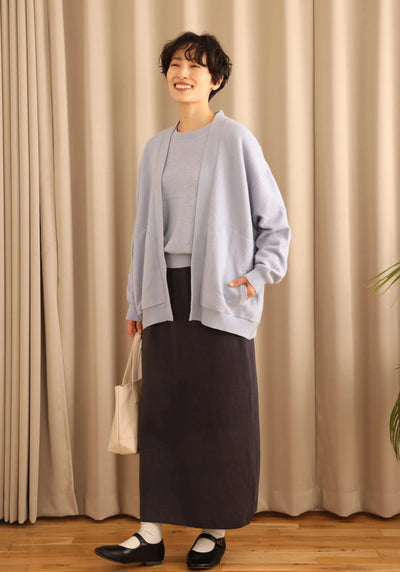 穿上它就能讓您看起來很棒的羊毛開襟衫。 