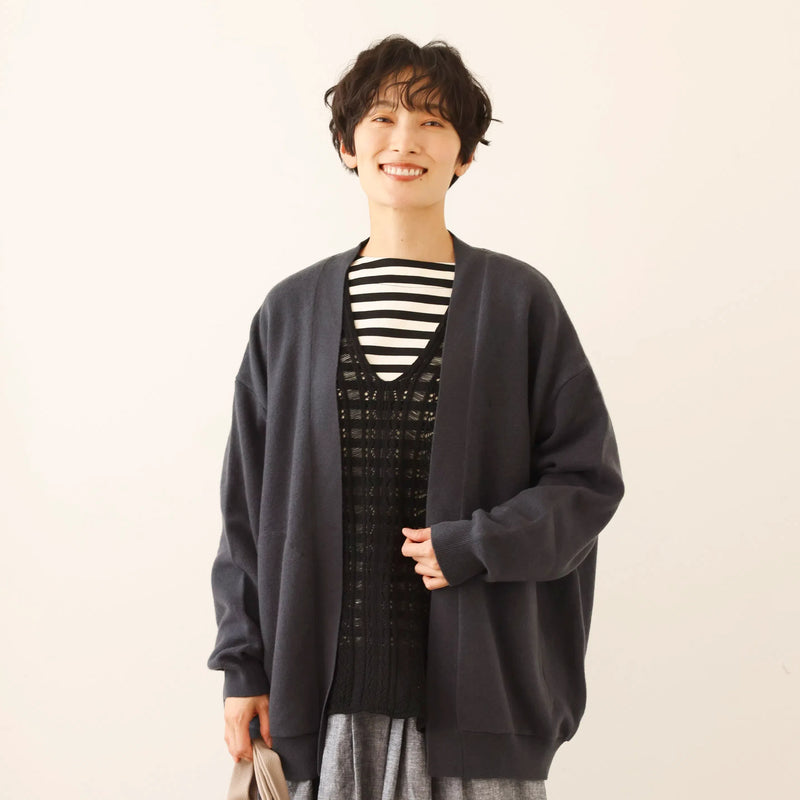 穿上它就能讓您看起來很棒的羊毛開襟衫。 