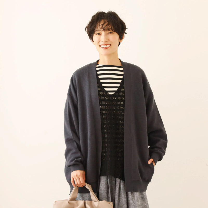 穿上它就能讓您看起來很棒的羊毛開襟衫。 