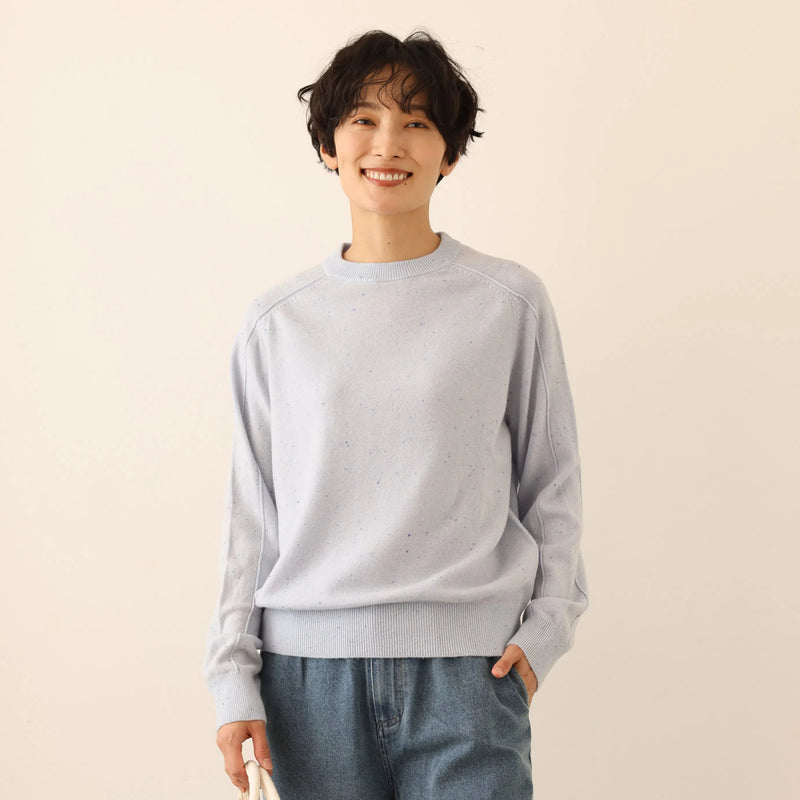 採用高規格精加工，外觀整齊 羊毛針織 羊毛衫 241004