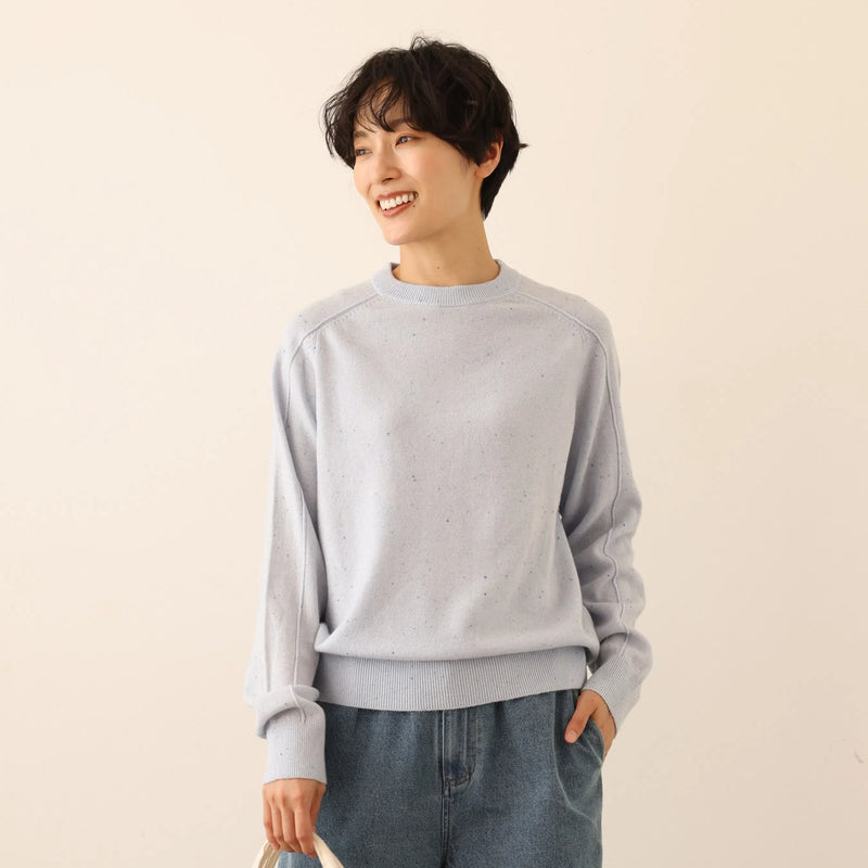 採用高規格精加工，外觀整齊 羊毛針織 羊毛衫 241004