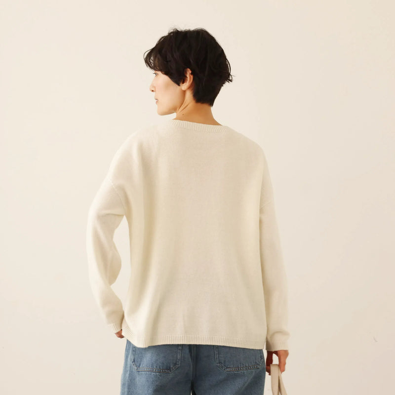 "Number 1" Reliable Simple Design Wool Knit 100% Wool 231110