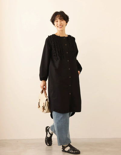 一款能滿足您時尚品味的荷葉邊設計外套。