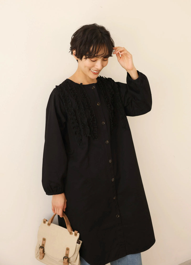 一款能滿足您時尚品味的荷葉邊設計外套。