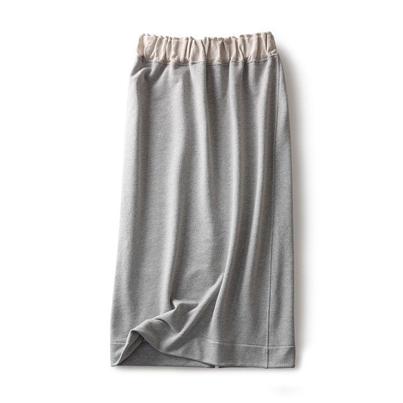 Easy to wear and looks neat. Sweat skirt/long skirt 210905 