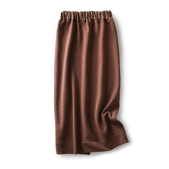 Easy to wear and looks neat. Sweat skirt/long skirt 210905 