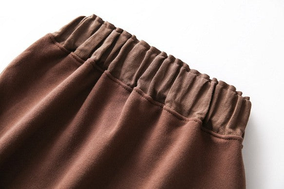 Easy to wear and looks neat. Sweat skirt/long skirt 210905 