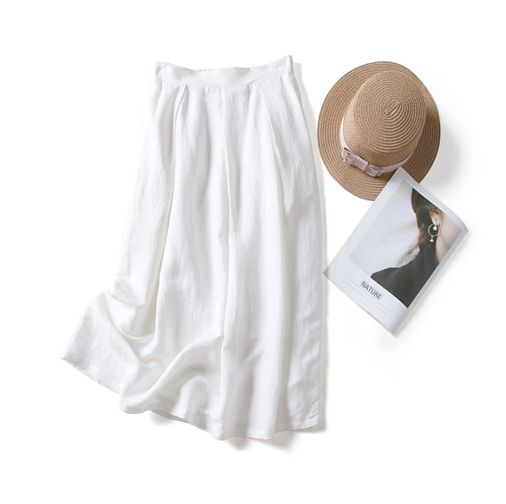 A beautiful skirt with a soft, flowing, and beautiful drape. Cotton linen skirt. Long skirt 210807