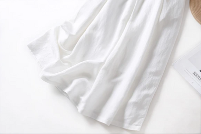 A beautiful skirt with a soft, flowing, and beautiful drape. Cotton linen skirt. Long skirt 210807