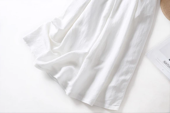 A beautiful skirt with a soft, flowing, and beautiful drape. Cotton linen skirt. Long skirt 210807