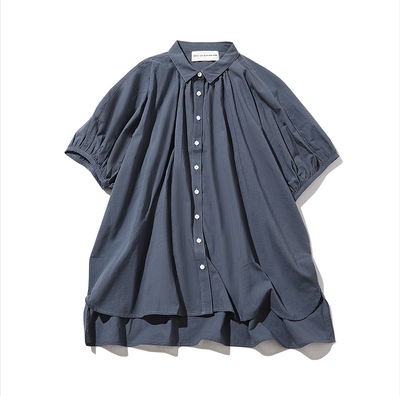 限時 10% 折扣★均衡時尚的外觀讓您與眾不同有機棉短袖襯衫 220706