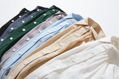 限時 10% 折扣★均衡時尚的外觀讓您與眾不同有機棉短袖襯衫 220706