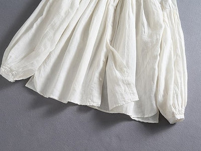 亞麻襯衫 亞麻長袖 220606 可搭配多種服裝