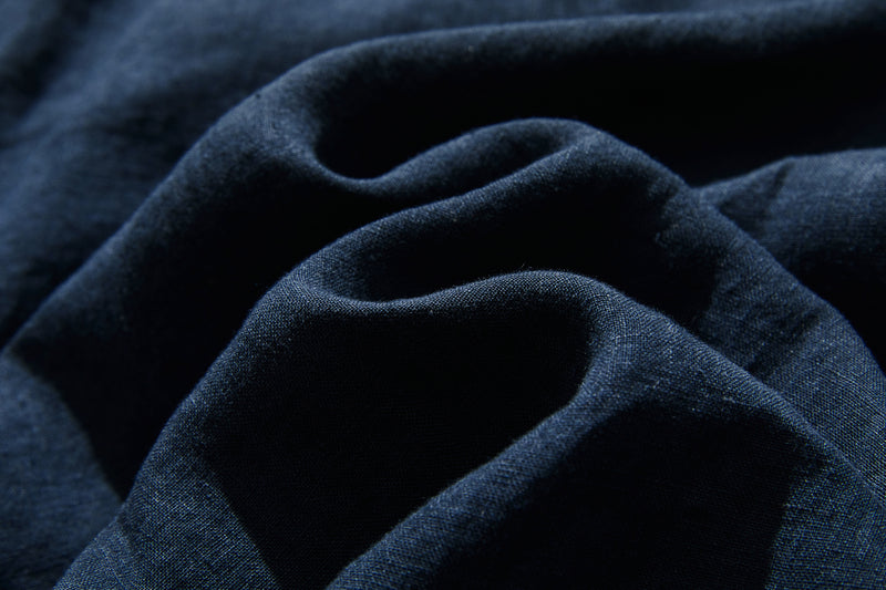 全年可使用 100%亞麻荷葉邊長袖襯衫女衫 230401