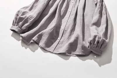 亞麻襯衫 亞麻長袖 220606 可搭配多種服裝