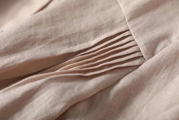 圓點提花棉麻布料襯衫女衫210902，恰到好處的寬鬆，恰到好處的優雅。