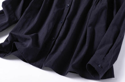 圓點提花棉麻布料襯衫女衫210902，恰到好處的寬鬆，恰到好處的優雅。