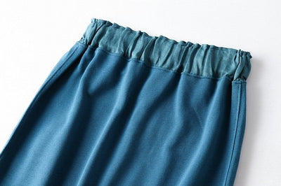 Easy to wear and looks neat. Sweat skirt/long skirt 210905 
