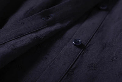 圓點提花棉麻布料襯衫女衫210902，恰到好處的寬鬆，恰到好處的優雅。