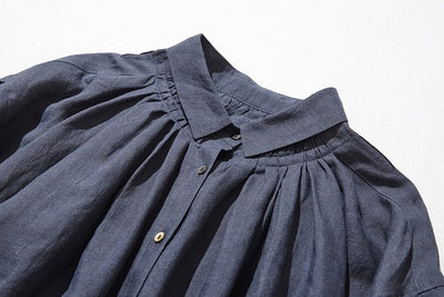 亞麻襯衫 亞麻長袖 220606 可搭配多種服裝