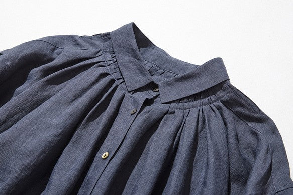 亞麻襯衫 亞麻長袖 220606 可搭配多種服裝