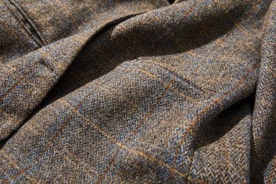 大人想穿的時尚羊毛大衣 100%義大利羊毛格子佈長外套 191205-7